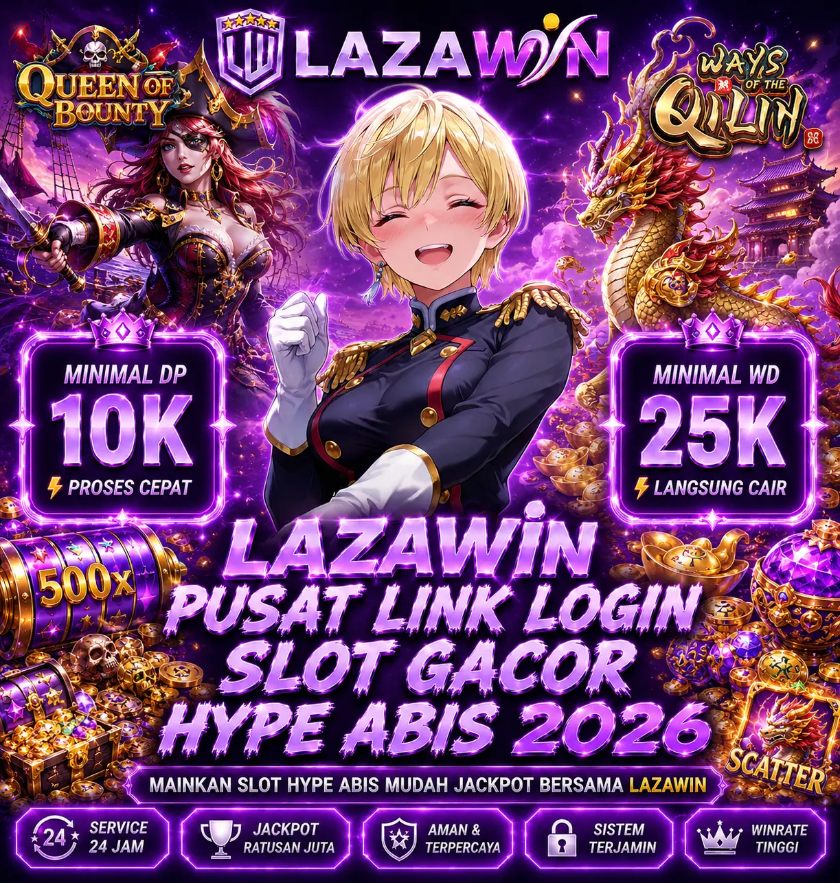 LAZAWIN: PUSAT LOGIN LINK SLOT GACOR DAN HYPE ABIS 2026